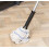 Addis Addis Twist Mop In White And Metallic Silver 3