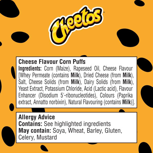 Cheetos Puffs Cheese Multipack Crisps 6x13g 2