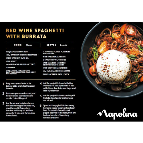 Napolina Chopped Tomatoes, 400 g (Pack of 4) 2