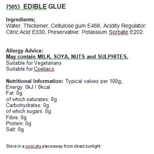 Edible Glue Cake Star 75053 Cake Decorating 1