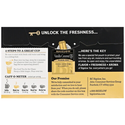 Bigelow Vanilla Caramel Black Tea (20 Teabags) 2
