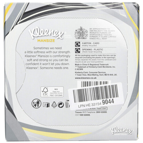 Kleenex Kleenex Mansize Compact Tissues Single Box, 50.0 count 1