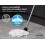 Addis ADDIS Cotton Mop Refill, Graphite/ Metallic,White 2