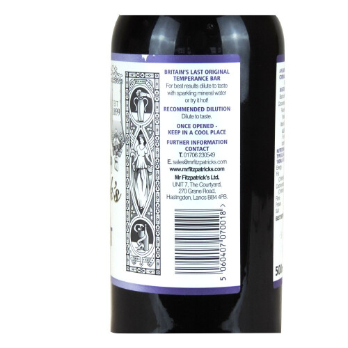 Mr Fitzpatrick's - Blackcurrant Cordial - 500ml 1