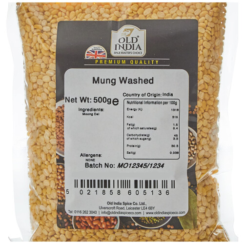 Old India Mung Washed 500g 1