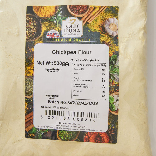 Old India Chickpea Flour 500g 1