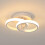 Goeco LED Ceiling Light, 22W, Modern Round Design Ceiling Light, 3000 K 1