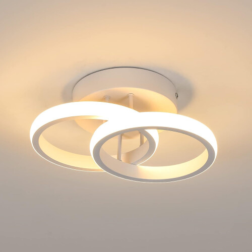 Goeco LED Ceiling Light, 22W, Modern Round Design Ceiling Light, 3000 K