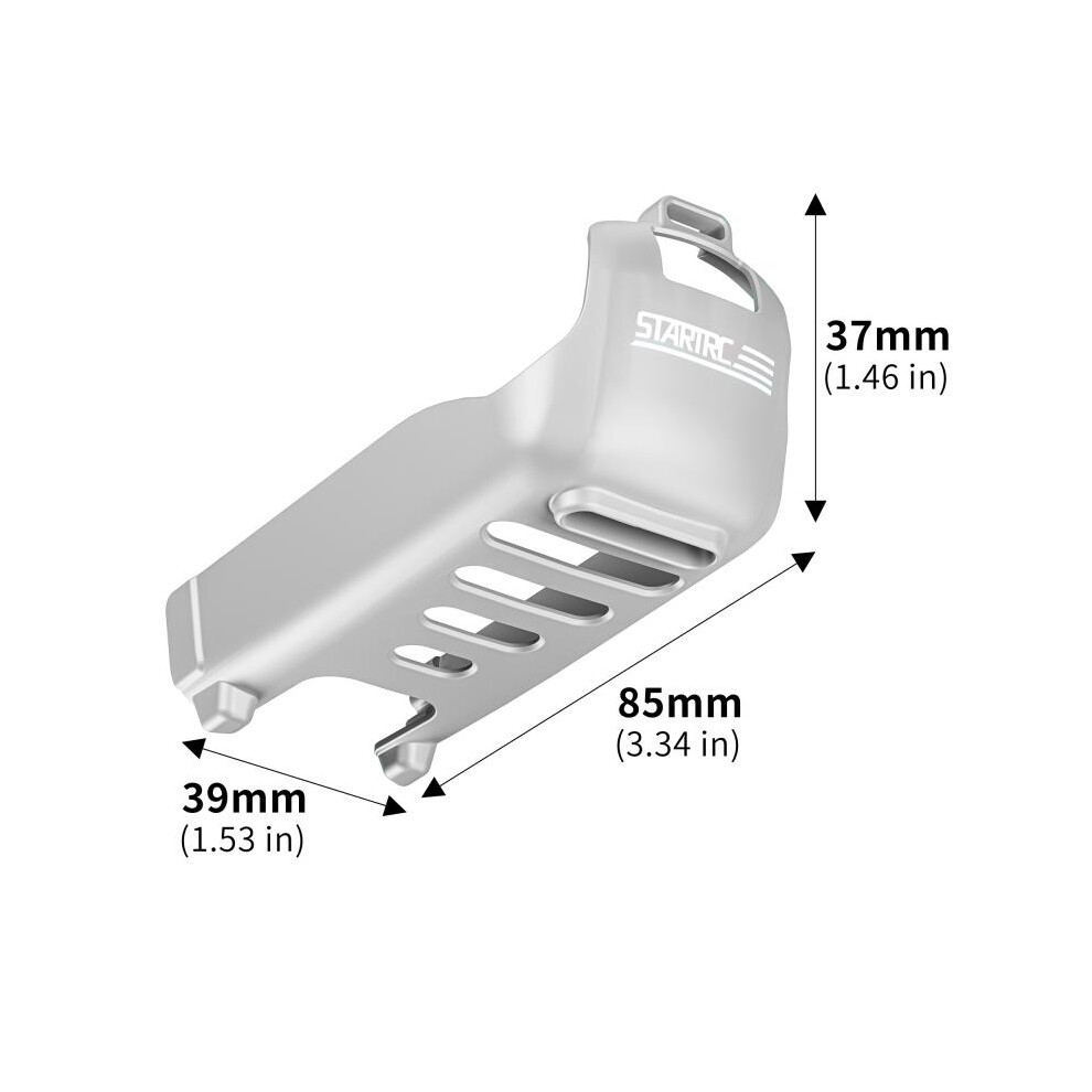 (Grey) Drone Body Protective Cover Battery Protective Cover  Kickstand for DJI NEO