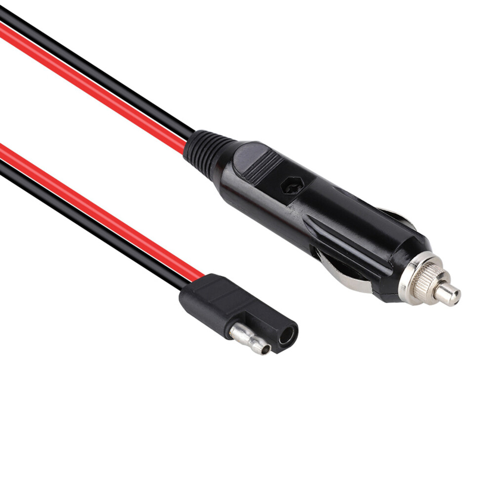 1.5M Lighter Charger Cable Gm-300/338 - Black/Red 7901393808873