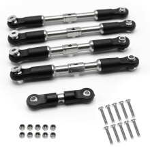 Stainless Steel Steering Turnbuckle Tie Rod For Arrma 1/7 Infraction 1/8 Typhon RC Car Parts