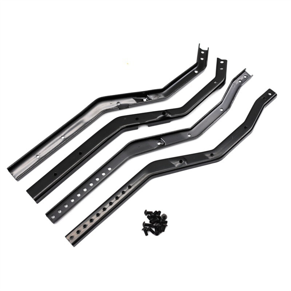 (Black) 1/10 Rc Chassis Frame Rail Set For Axial Scx10 Iii Upgrade Parts Black 320997466871