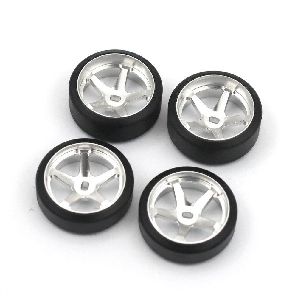 (2.5Â¡Ã£ ) For Wltoys 1/28 Series Rc Car Metal Wheels Trail Drift Tyre Conversion Parts Silver 123643858552