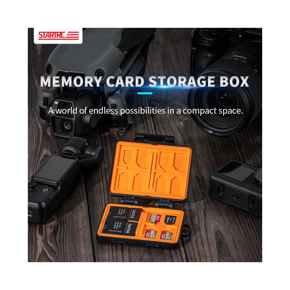 24 Slot Camera Memory Card Organiser Sd/Tf Card Storage Case Carrying Case 320997467571