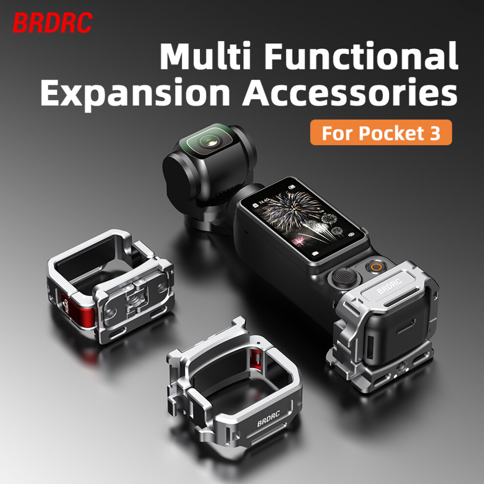 Aluminum 1/4 Adapter Camera Multi-Expansion Bracket For Dji Pocket 3 113121412918