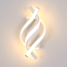 Goeco LED Wall Light 22W Bedroom Wall Lights for Living Room Hallway White