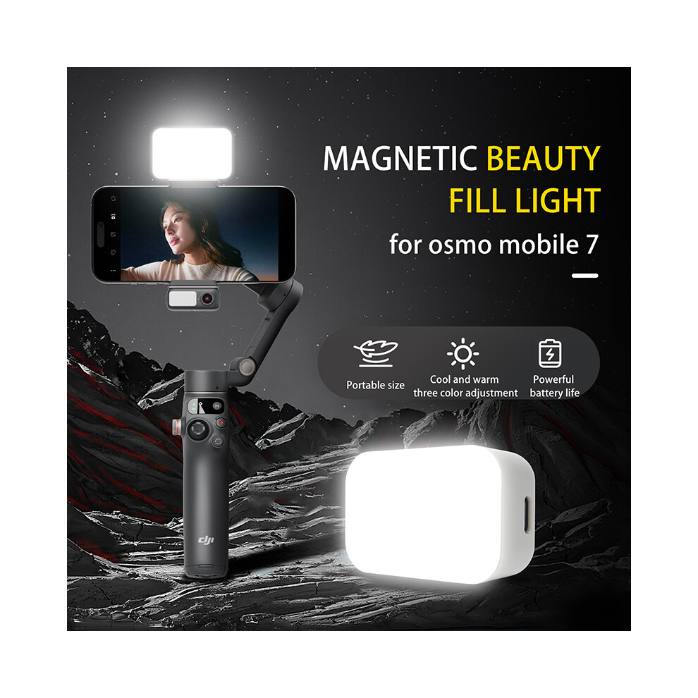 Osmo Mobile 7/6/5 Series Fill Mobile Phone Vlog Fill For Dji Light 123643861156