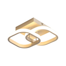 Goeco LED Ceiling Light, Modern, 22 W, Square, White, 3000K/4500K/6500K