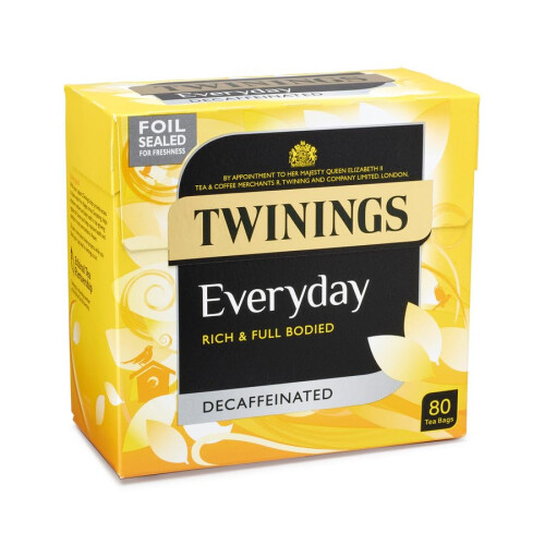 Twinings Twinings Everyday Tea Decaffeinated 80 per pack 1