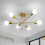 Goeco Industrial Ceiling Light Vintage Metal Pendant Light E27 Ceiling Light 1
