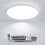 Goeco LED Ceiling Light 30 cm 24 W Flat Round Ceiling Light IP44 6500 K 1