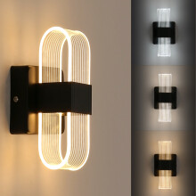 Goeco Wall Light LED Indoor, 12 W, Dimmable, 3000K/4500K/6500K, for Stairs