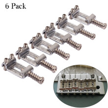 6PCS Roller Vibrato Tremolo Guitar Bridge Saddles for ST Stratocaster Teleecaster