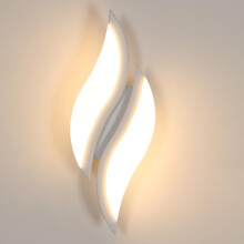 Goeco LED Interior Wall Light, Acrylic Wall Light, 12W, for Bedroom, 3000K