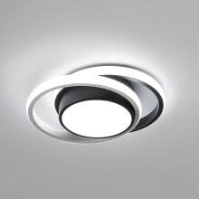 Goeco LED Ceiling Light 32W Modern Round Lamp for Bedrooms Bathrooms 6500K