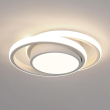 Goeco LED Ceiling Light, 32W, Round, Modern, for Bedrooms, Bathrooms, 4500K