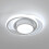 Goeco LED Ceiling Light, White Round Modern Ceiling Light, 32 W, 6500 K 1