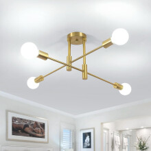 Goeco Vintage Ceiling Light, E27, 180 Adjustable Industrial Chandelier