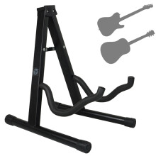 Vertical Electric Acoustic Guitar Stand Universal Free Standing Frame Foldable