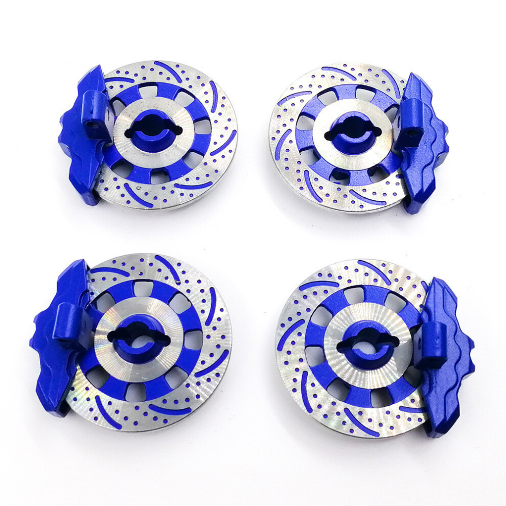 (Blue) Metal Brake Disc Caliper Hub For Traxxas Udr Unlimited Desert Racer 1/7 Rc Car Blue 320997436751