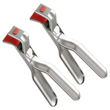 Packung mit 2 hitzebeständigen Küchenzangen aus Metall für
