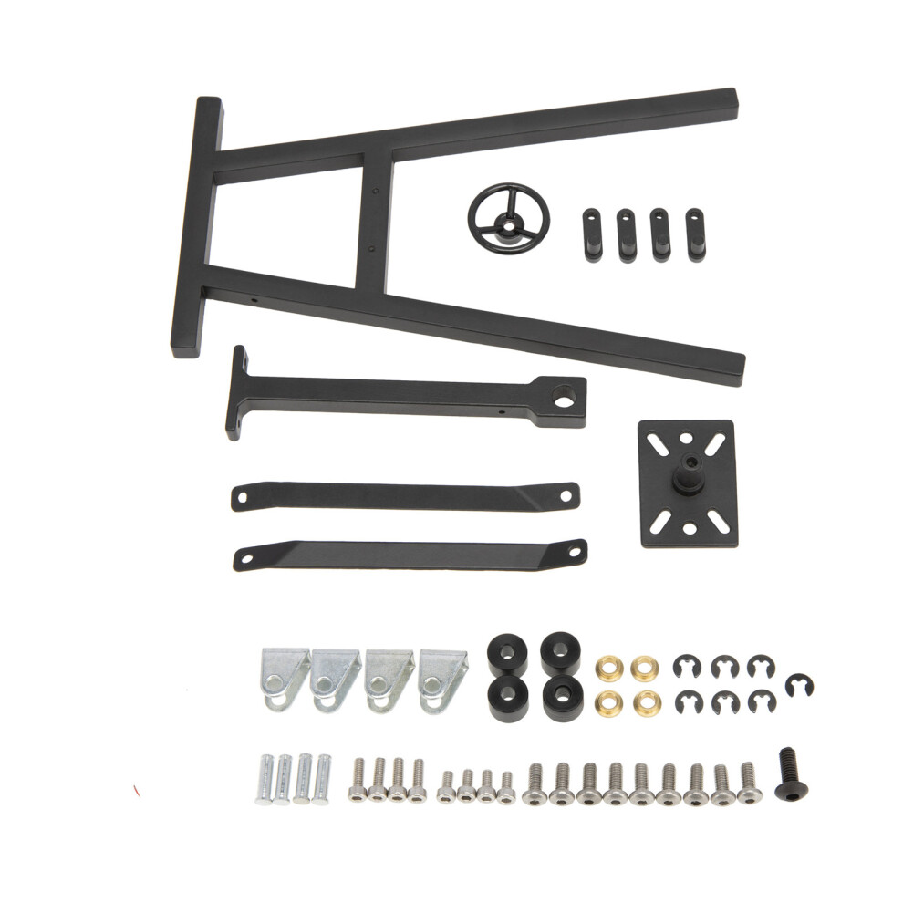 (Black) Metal Rotatable Engine Flip Maintenance Bracket Engine Stand For Traxxas Trx4 Axial Scx10 1/10 Rc Crawler Car Black 320997434368