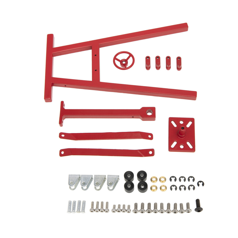 (Red) Metal Rotatable Engine Flip Maintenance Bracket Engine Stand For Traxxas Trx4 Axial Scx10 1/10 Rc Crawler Car Red 320997434351