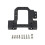 (Black) Steering Servo Front Installation Positioning/Front Bumper Mount For Redcat Gen8 1