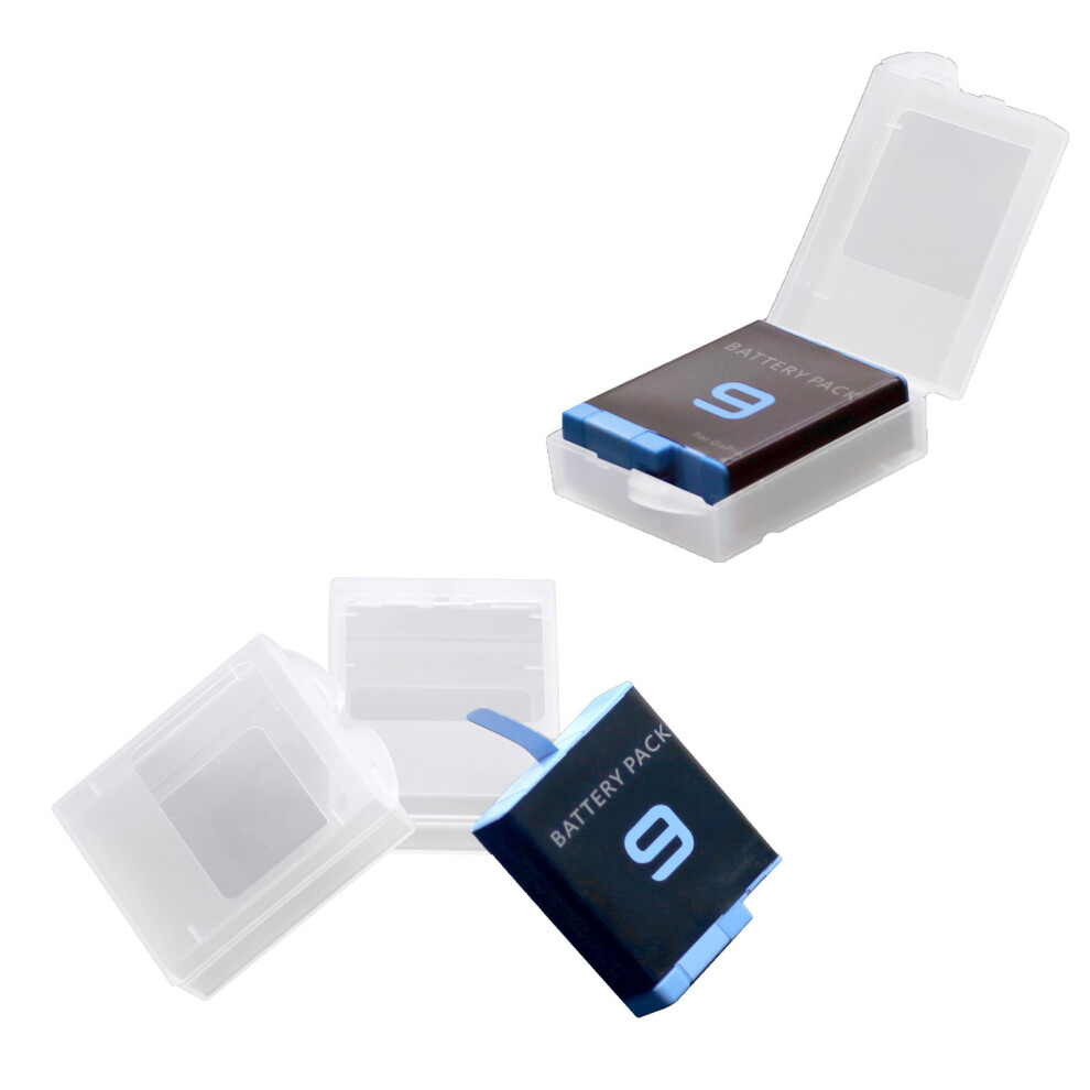 10Pcs Transparent Battery Case Storage Box Cover For Gopro Hero 10 9 Camera 320997434795
