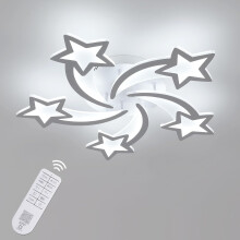 Goeco Dimmable LED Ceiling Light, 50W, With Remote Control/APP, 65 cm White