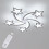 Goeco Dimmable LED Ceiling Light, 50W, With Remote Control/APP, 65 cm White 1