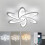 Goeco Modern LED Ceiling Light, Dimmable, with Remote Control/APP, 54W 1