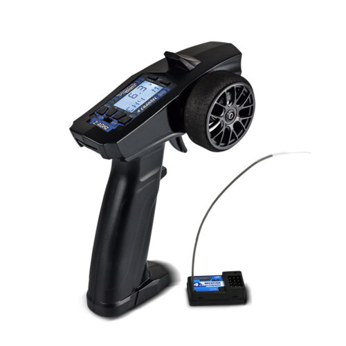 2.4G 4CH RC Transmitter & Receiver w/ LCD Display for Car Crawler