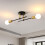 Goeco Ceiling Light Vintage E27 Black Gold Ceiling Light Retro Ceiling light 1