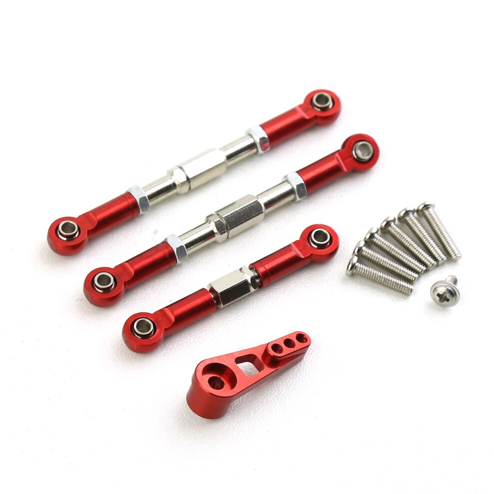 (Red) 1Set Rc Car Upgrade Accessories Kit For Wltoys 1:10 104009 19 1:12 12402-A 12401 Red 320997442844