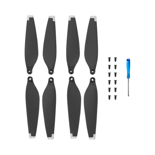 (Silver) 4 Pair Propellers Low Noise RC Drone Blade Accessories For DJI Mini 3 Drones