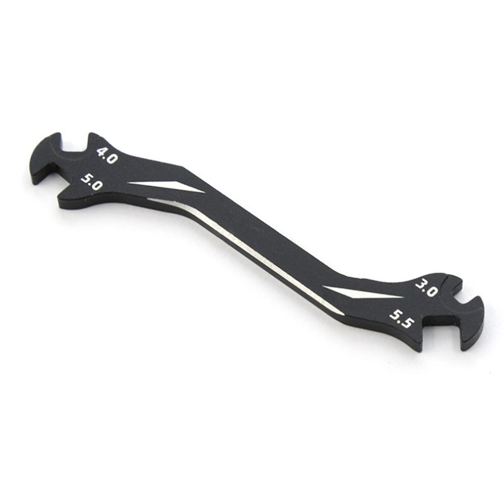 (Black) 1 Pcs Model Tool Wrench Spanners Multi-Turnbuckle For 3/4/5/5.5Mm Rc Car Black 320997436485