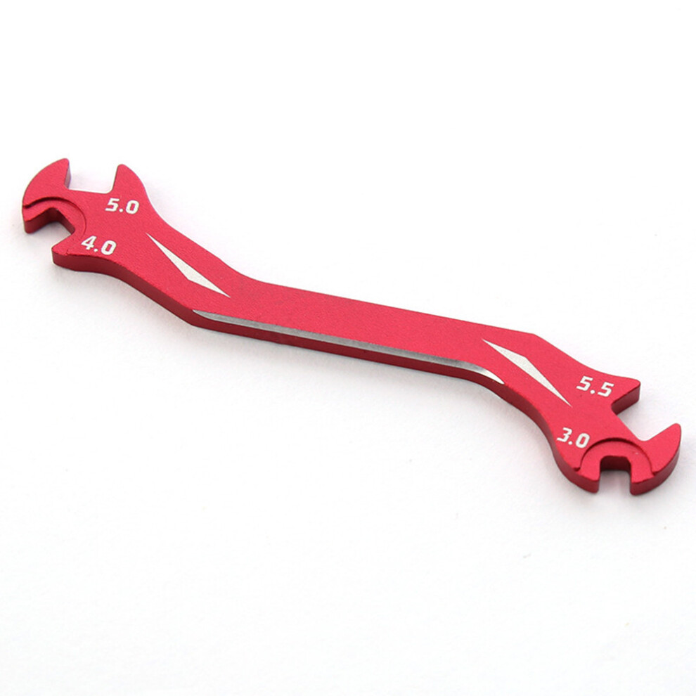 (Red) 1 Pcs Model Tool Wrench Spanners Multi-Turnbuckle For 3/4/5/5.5Mm Rc Car Red 320997436492