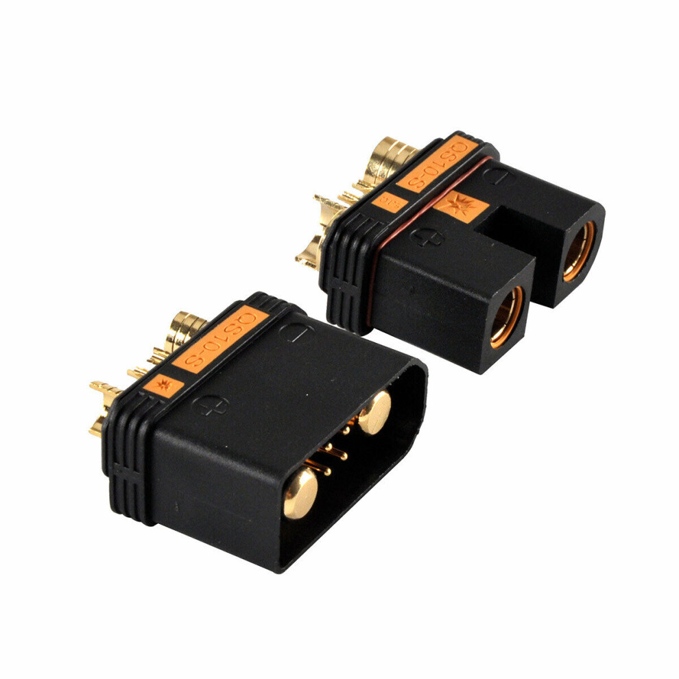 1 Pair Qs10-S Male Female Plugs Anti-Spark Connector For Battery Power Rc Model 320997437369