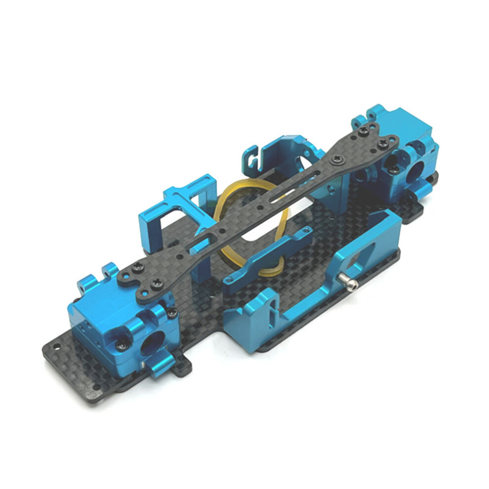 (Blue) Metal Rc Car Chassis Assembly Modified Upgrade For Wltoys 1/28 284131 K979 K989 Blue 320997437079
